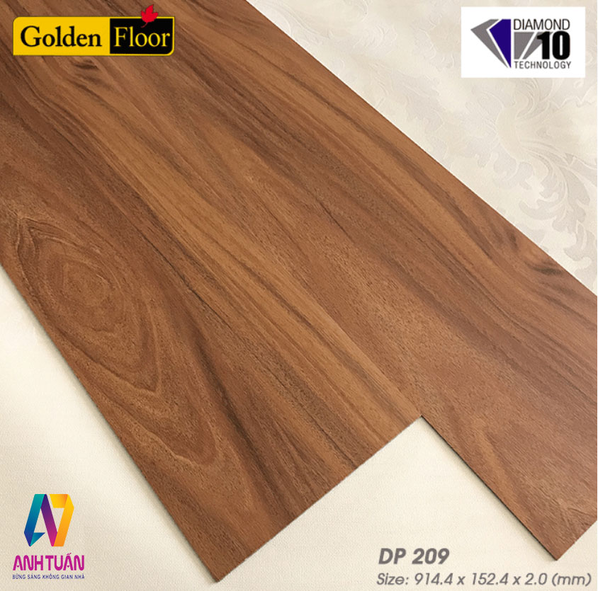 SÀN NHỰA GOLDEN DP209, SÀN NHỰA CUỘN