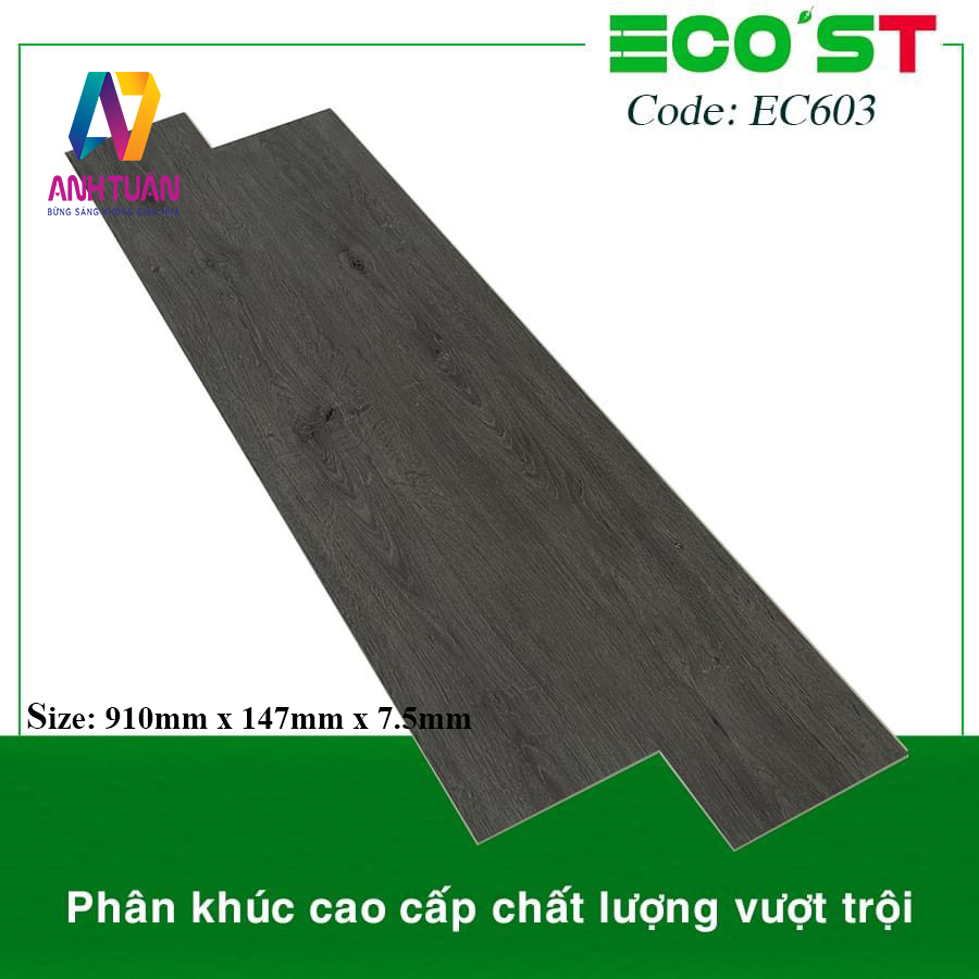 Sàn nhựa hèm khóa ECOST 603, Sàn nhựa hèm khóa