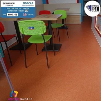 SÀN VINYL KHÁNG KHUẨN K6051-15 CHO CỬA HÀNG